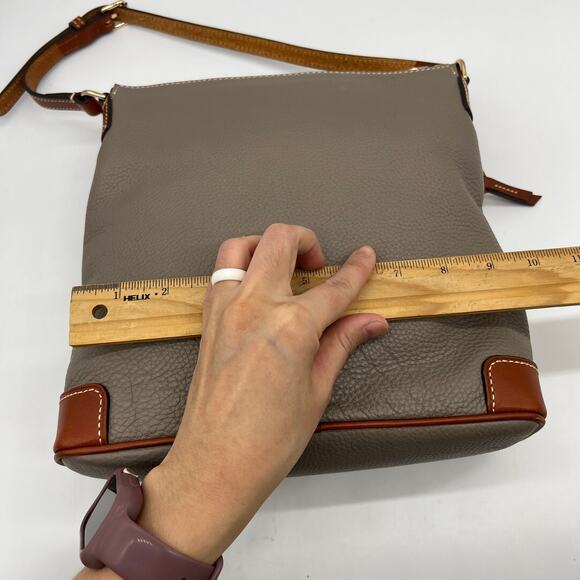 Dooney & Bourke Pebble Leather Purse Smoke Color - Picture 11 of 14